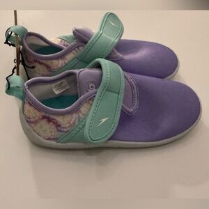 Speedo Kids Water Shoes in Purple and Mint
